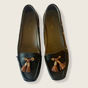 Browns Leather Hidden Heel Loafer Black Size 10 US